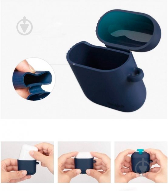 Чохол для навушників Ringke AirPods navy RCA4617 - фото 6