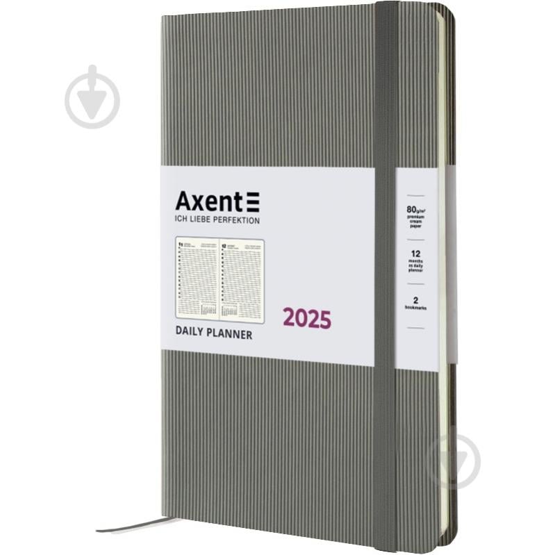 Щоденник датований Lines 145x210 мм Axent Partner A5 2025 8815-25-03-A - фото 1