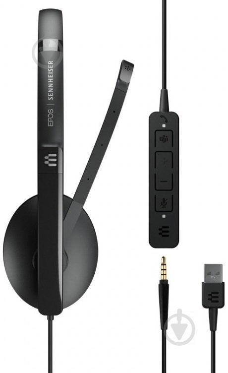 Гарнітура Sennheiser Adapt 135T II Mono USB black (1000900) - фото 6