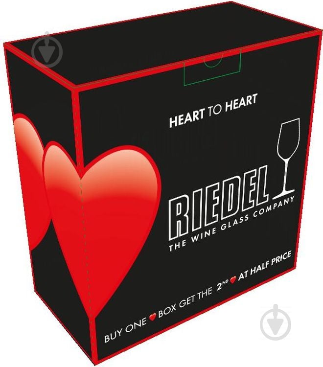 Набір бокалів для вина Riedel Heart To Heart Cabernet Sauvignon 800 мл 2 шт. - фото 3