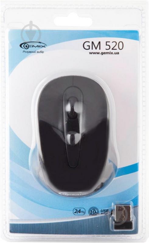 Мышь Gemix GM520 black - фото 5