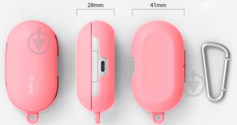 Чехол для наушников Ringke Galaxy Buds pink RCS4680 - фото 5 Чехол для наушников Ringke Galaxy Buds pink RCS4680 - фото 5