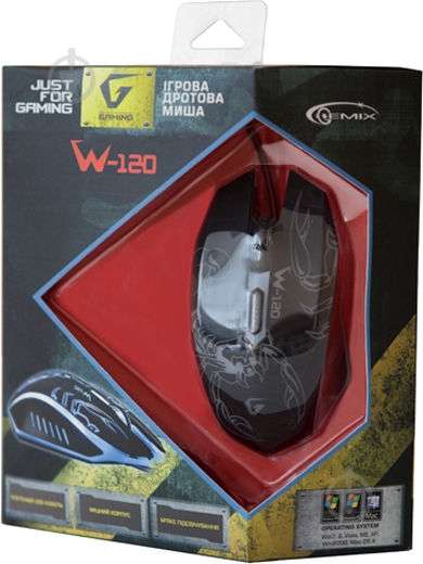 Мышь Gemix W-120 black - фото 4