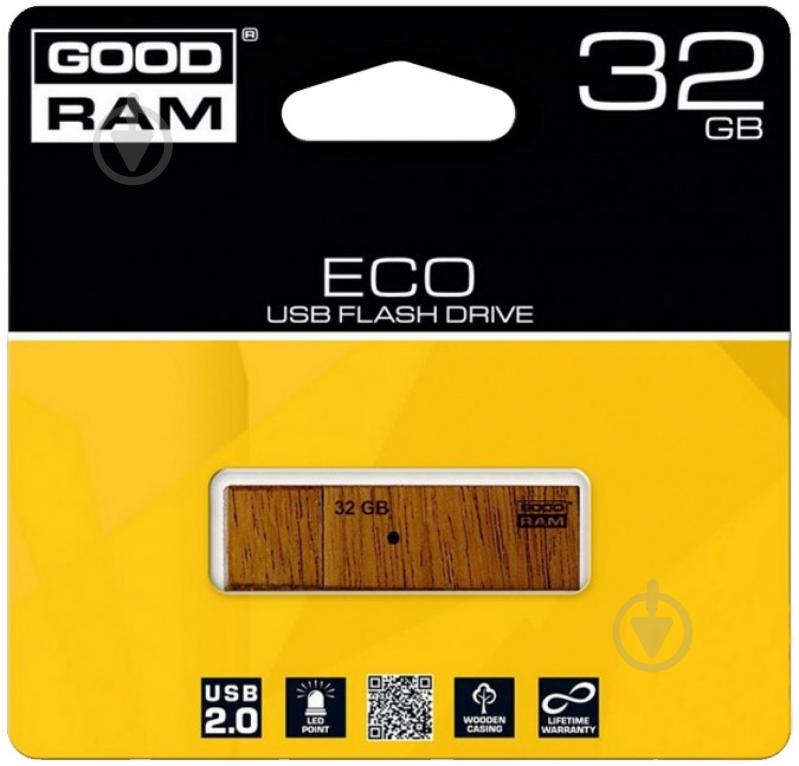 Флеш-память USB GOODRAM Eco 32 ГБ USB 2.0 (PD32GH2GRER9) - фото 2