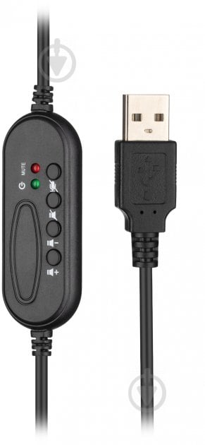 Гарнитура 2E CH11 Mono USB black (2E-CH11MU) - фото 5