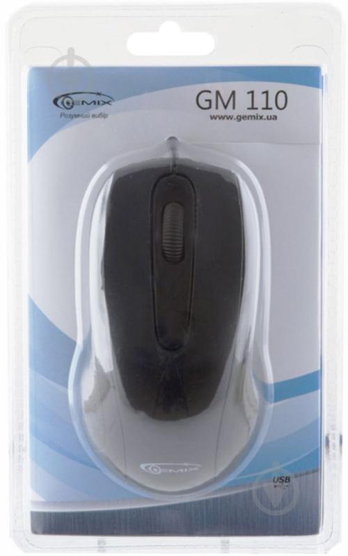 Мышь Gemix GM110 black - фото 5