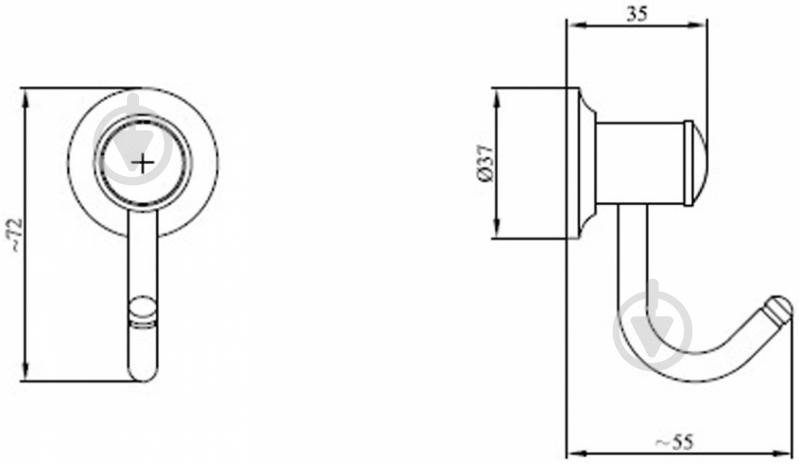 Крючок ANDEX Classic 009 CC - фото 2