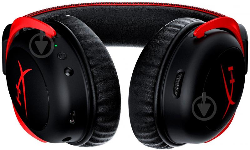 Наушники HyperX Cloud II Wireless black (HHSC2X-BA-RD/G) - фото 5