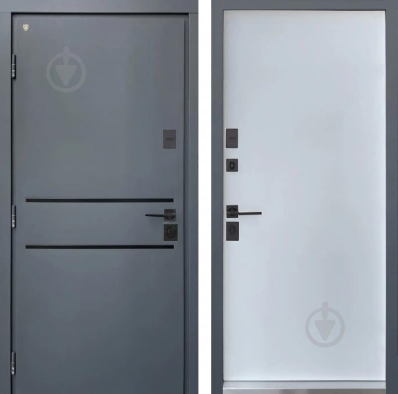 Дверь входная Strimex Nautilus-Thermo PN Double line RAL 7024/9003 870x2050 мм правая - фото 1 Дверь входная Strimex Nautilus-Thermo PN Double line RAL 7024/9003 870x2050 мм правая - фото 1