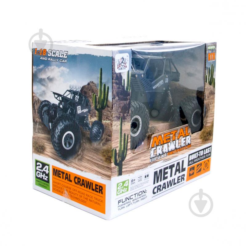 Автомобіль на р/к Sulong Toys Off-Road Crawler Tiger Матовий чорний 1:18 SL-111RHMBl - фото 10