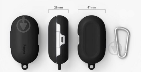 Чехол для наушников Ringke Galaxy Buds black RCS4611 - фото 6