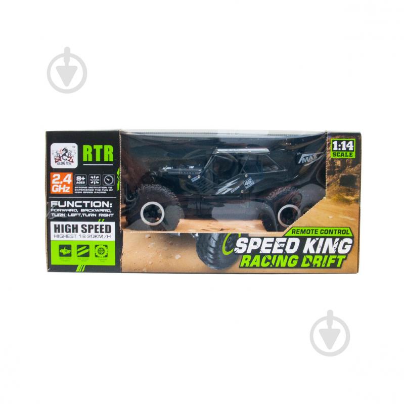 Автомобіль на р/к Sulong Toys Off-Road Crawler Speed King Чорний металік 1:14 SL-153RHMBl - фото 11