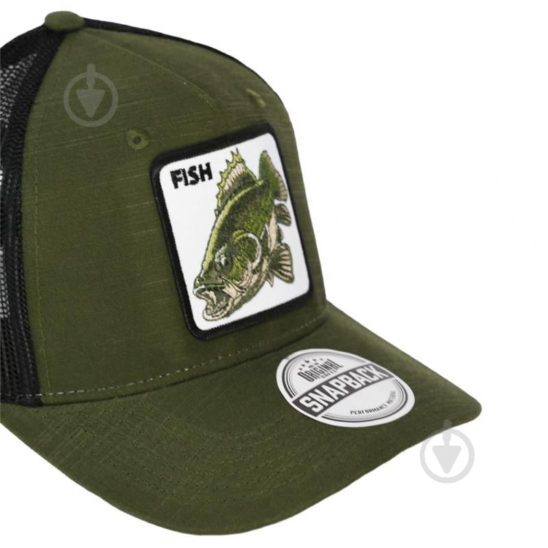 Кепка Sol's Five Panels Snap Fish SH2026.29/11 one size хакі - фото 2