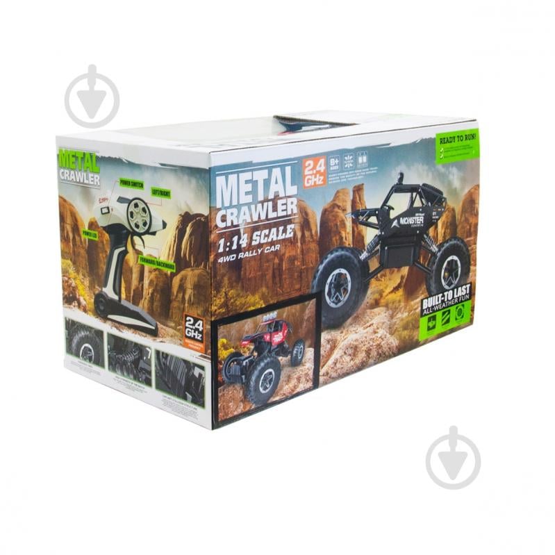 Автомобіль на р/к Sulong Toys Off-Road Crawler Where The Trail Ends Чорний матовий 1:14 SL-121RHMBl - фото 12