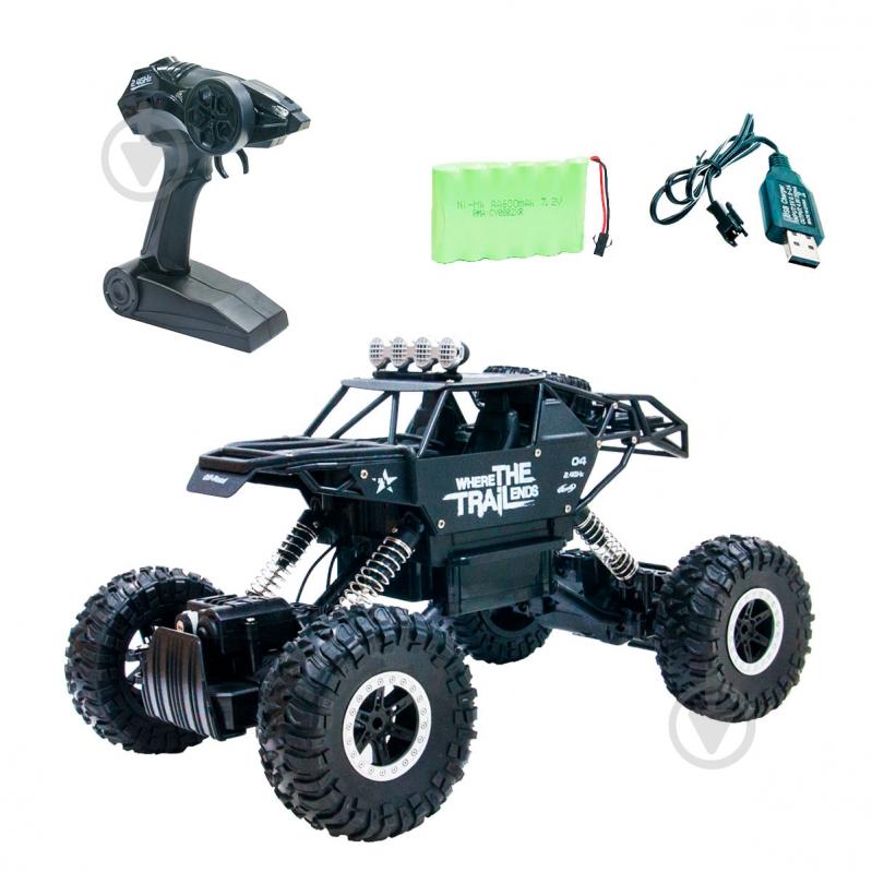 Автомобіль на р/к Sulong Toys Off-Road Crawler Where The Trail Ends Чорний матовий 1:14 SL-121RHMBl - фото 8