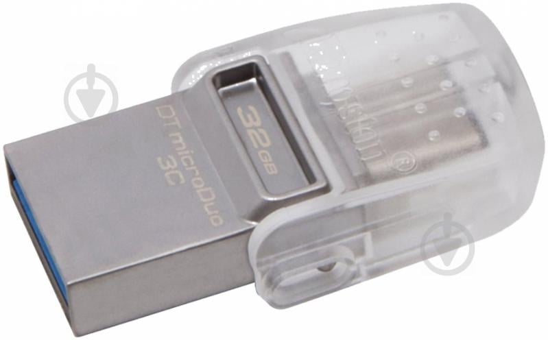 Флеш-память USB Kingston DataTraveler MicroDuo 3C 32 ГБ USB 3.0microUSB (OTG) (DTDUO3C/32GB) - фото 2