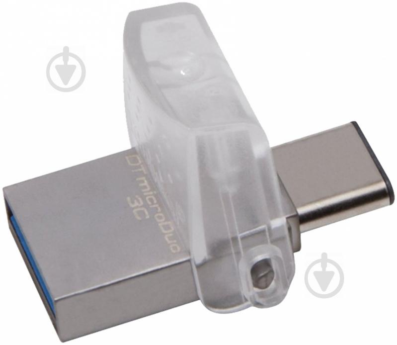 Флеш-память USB Kingston DataTraveler MicroDuo 3C 32 ГБ USB 3.0microUSB (OTG) (DTDUO3C/32GB) - фото 3