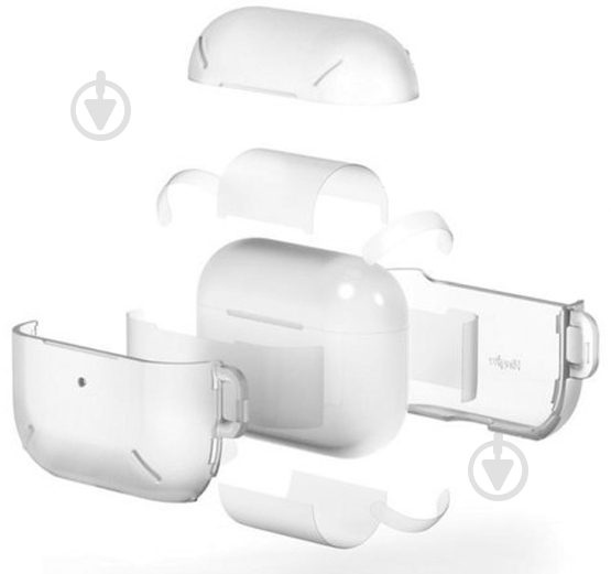 Чехол для наушников Ringke AirPods Pro matte clear RCA4682 - фото 7