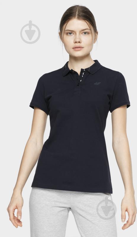 Поло 4F D4L20-TSD404 S синий - фото 1 Поло 4F D4L20-TSD404 S синий - фото 1