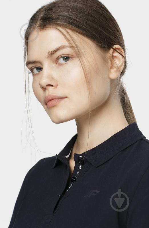 Поло 4F D4L20-TSD404 S синий - фото 2 Поло 4F D4L20-TSD404 S синий - фото 2