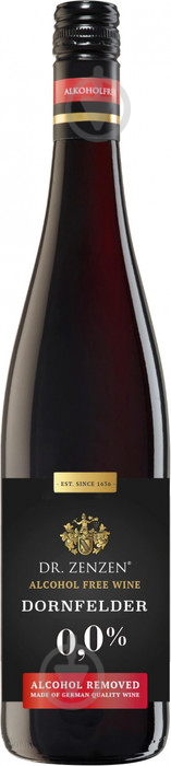 Вино Einig-Zenzen Dr. Zenzen Dornfelder alkoholfrei червоне напівсолодке 750 мл - фото 1