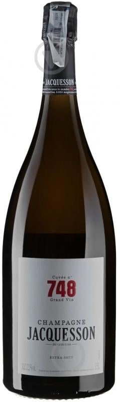 Вино ігристе Champagne Jacquesson Cuvee №748 1,5 л - фото 1