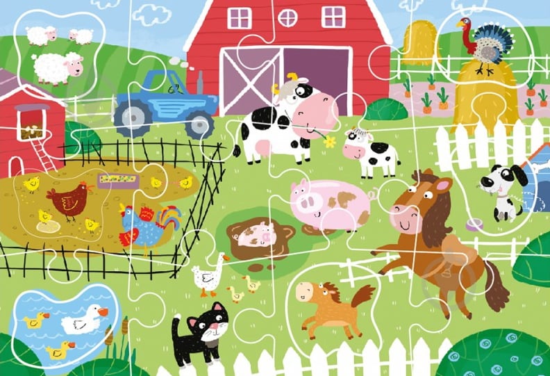 Пазл DoDo Сортер Ферма 300161 - фото 2