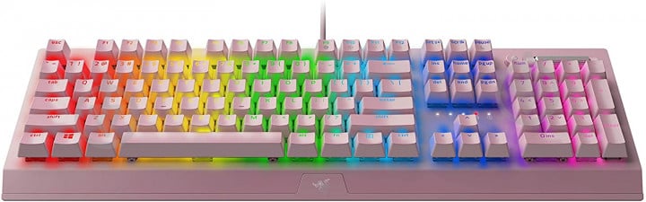 Клавіатура ігрова Razer (RZ03-03541800-R3M1) BlackWidow V3 Razer Green Switch pink - фото 2