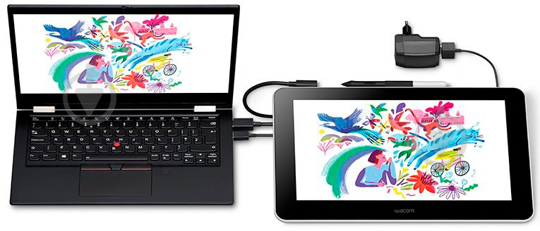 Монитор графический Wacom One 13,3" DTC133W0B - фото 5