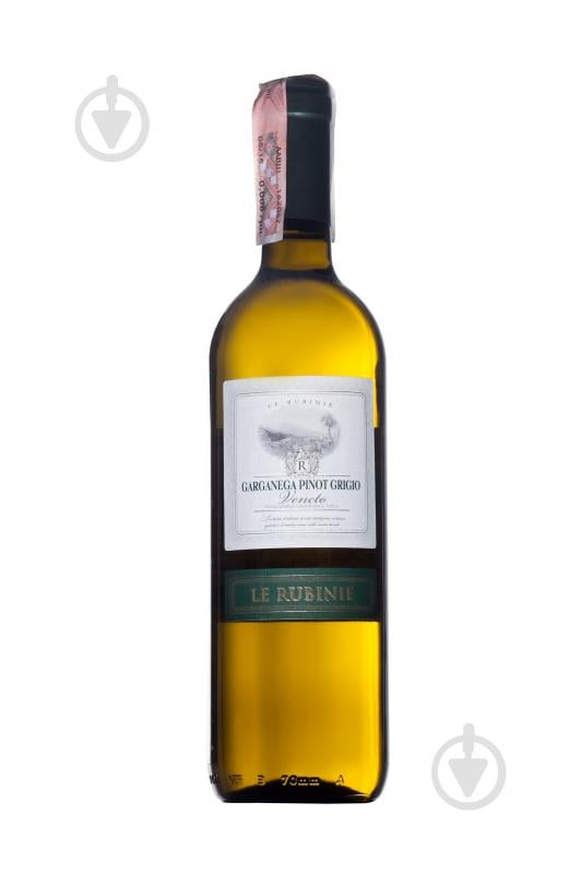 Вино Le Rubinie Pinot Grigio delle Venezie DOC біле сухе 0,75 л - фото 1