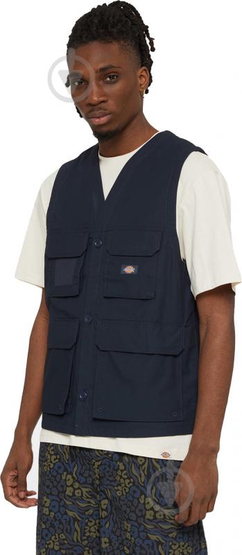 Жилет Dickies FISHERSVILLE VEST DK0A4YQPDNX1 р.XL черный - фото 1