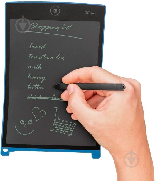 Планшет графический Trust Wizz Digital Writing Pad with 8,5" 22357 black - фото 6