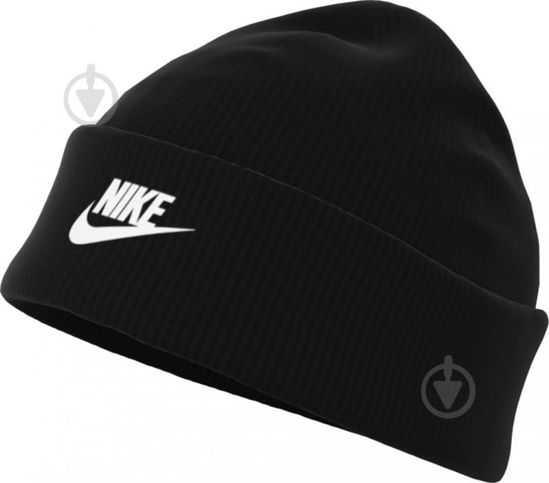 Шапка Nike U NK PEAK BEANIE TC FUT L FB6528-010 р.one size чорний - фото 3