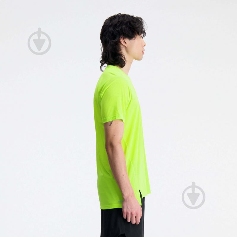 Футболка New Balance ACCELERATE SHORT SLEEVE MT23222THW р.M жовтий - фото 4