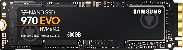 SSD-накопитель Samsung 970 EVO 500GB M.2 PCI Express 3.0 x4 3D TLC (MZ-V7E500BW) - фото 3