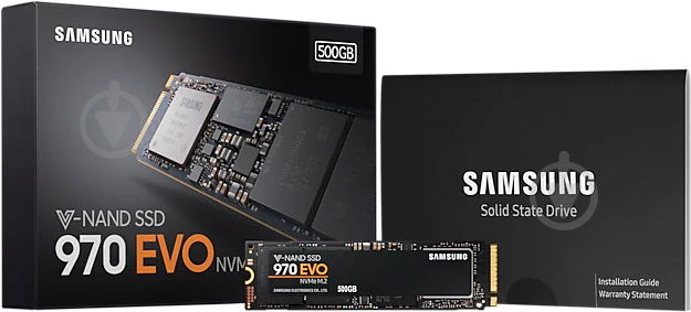 SSD-накопитель Samsung 970 EVO 500GB M.2 PCI Express 3.0 x4 3D TLC (MZ-V7E500BW) - фото 5