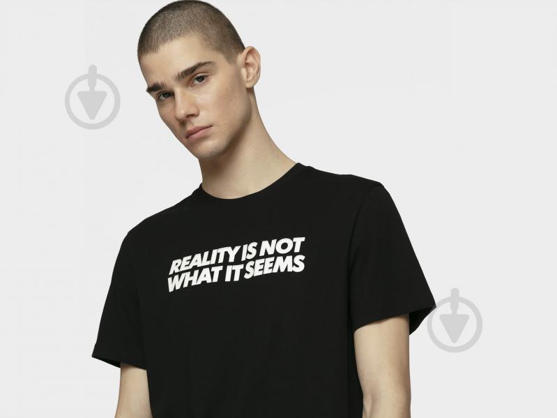 Футболка 4F D4L20-TSM207 M черный - фото 2