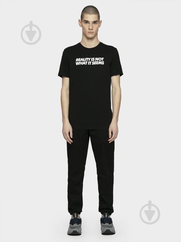 Футболка 4F D4L20-TSM207 M черный - фото 3