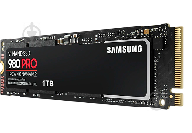 SSD-накопичувач Samsung 980 PRO 1000GB M.2 PCI Express 4.0x4 3D TLC (MZ-V8P1T0BW) - фото 1