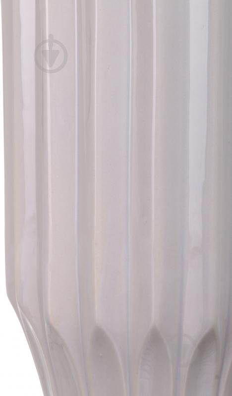 Ваза керамическая Smoothed 15х26 см 26 см серая PS30961 - фото 3