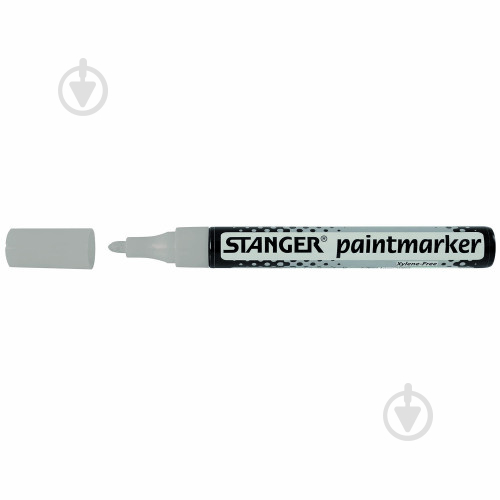 Маркер перманентний Stanger 2-4 мм Paint срібний MARKER-PER-ST-M400-S - фото 2