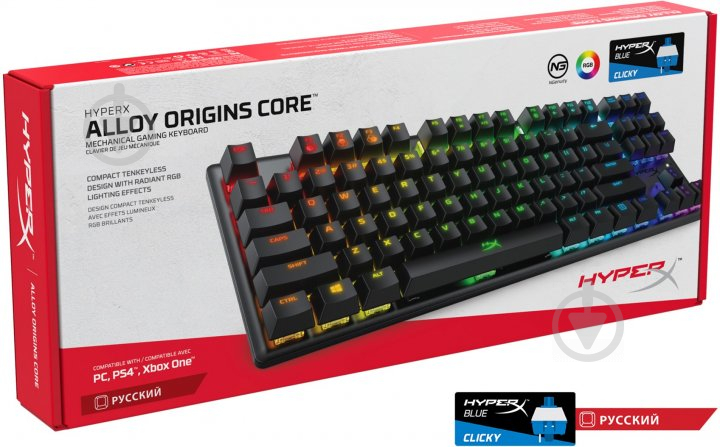 Клавиатура игровая HyperX Alloy Origins Core USB (HX-KB7BLX-RU) black - фото 7