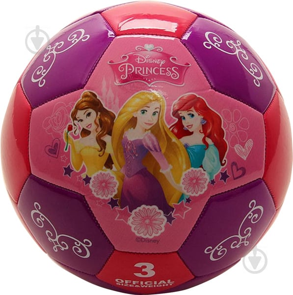 Футбольный мяч Disney Princess №3 PVC FD003 - фото 1