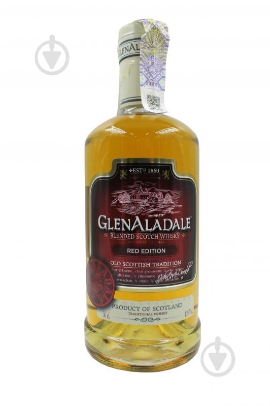 Віскі Glen Aladale Red Edition 40% 0,5 л - фото 1