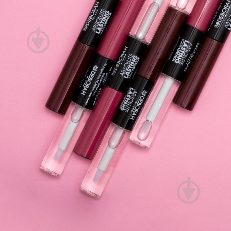 Помада жидкая DEBORAH Absolute Lasting Liquid Lipstick 17 Rose 8 мл - фото 4