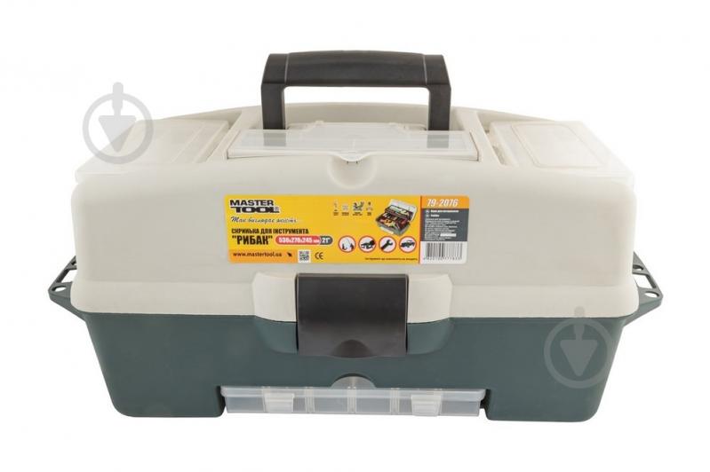 Скриня для інструментів MasterTool Рибак 21" 79-2076 - фото 2