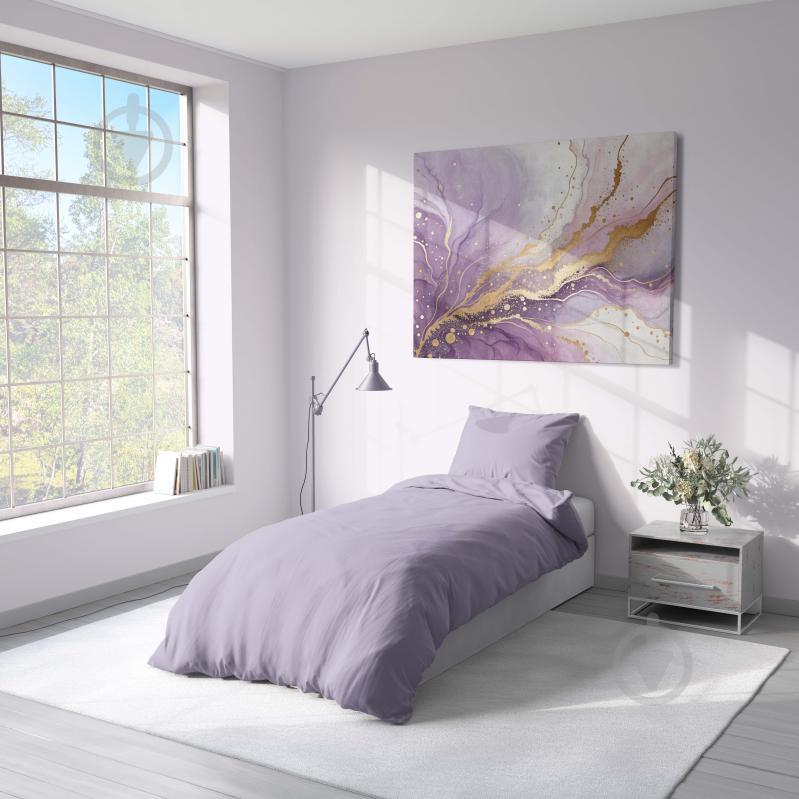 Комплект постельного белья Mono 1.5 фиолетовый Luna - фото 2