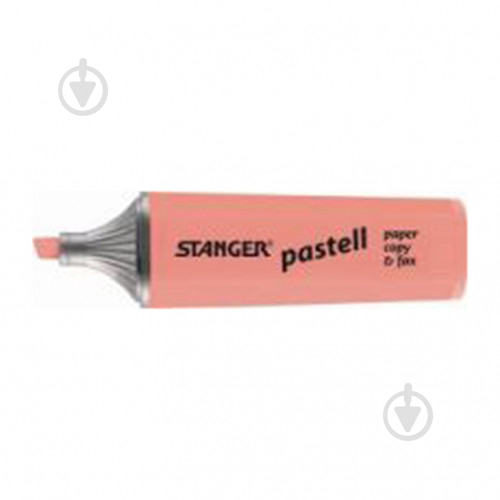 Маркер текстовый Stanger 1-5 мм пастель красный MARKER-TXT-ST-PAST-R - фото 2