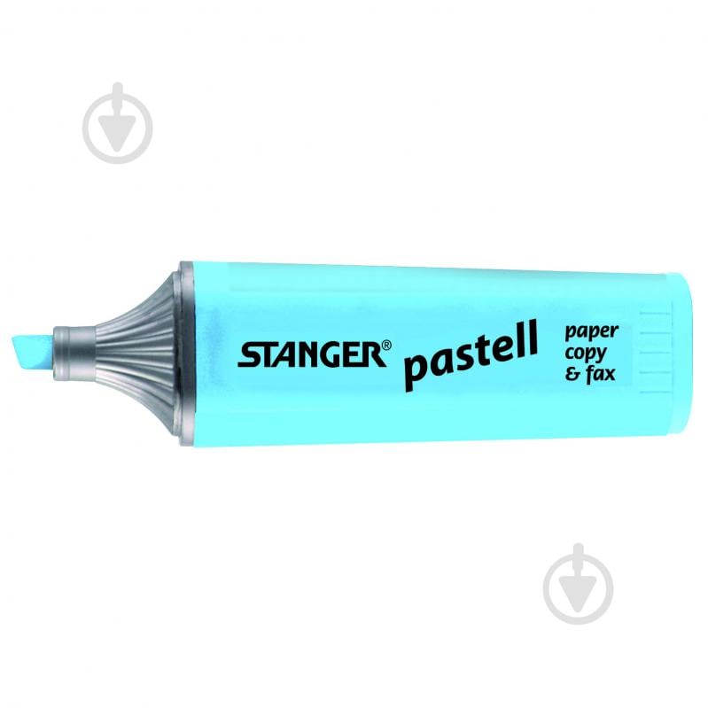 Маркер текстовый Stanger 1-5 мм пастель бирюзовый MARKER-TXT-ST-PAST-T - фото 1