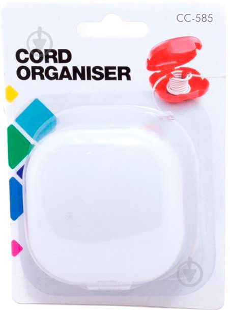 Чохол для навушників EXTRADIGITAL Cable Clips CC-585 white KBC1715 - фото 5